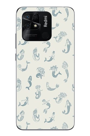 Redmi 10C Uyumlu Deniz Kızları Baskılı Silikon Kılıf