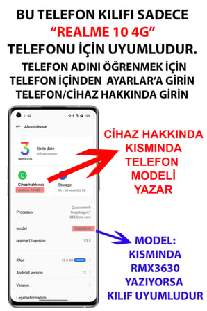Realme 10 4G Uyumlu Bordür Çiçekli Sabır Yazılı Baskılı Silikon Kılıf