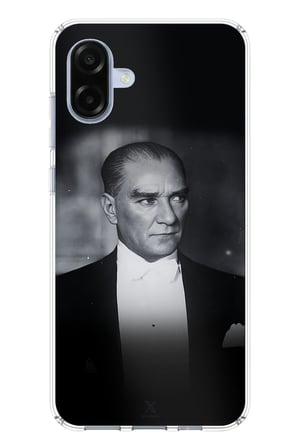 Samsung Galaxy A07 Uyumlu Zarafet ve Asalet: Atatürk Smokinli Baskılı Silikon Kılıf