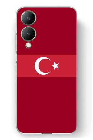 Vivo Y17s Uyumlu Türk Milli Takım Kırmızı Forma Baskılı Silikon Kılıf