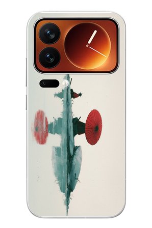 Xiaomi 17 Pro Max Uyumlu Japon Şemsiyesi Baskılı Silikon Kılıf
