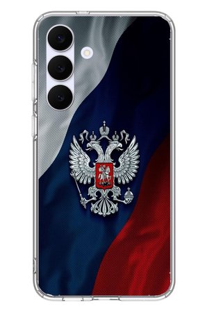 Samsung Galaxy S25 FE Uyumlu Rusya Arması Baskılı Silikon Kılıf