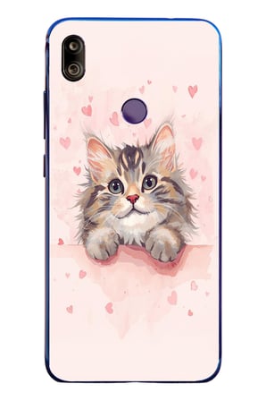 Redmi Note 7 Uyumlu Benim Kedim Baskılı Silikon Kılıf
