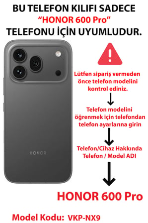 Honor 600 Pro Uyumlu Pembe Çizgili ve Mini Kalp Baskılı Silikon Kılıf
