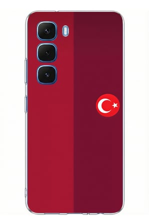 Infinix Hot 60 - Hot 60i Uyumlu Türk Milli Takım Parçalı Forma Baskılı Silikon Kılıf