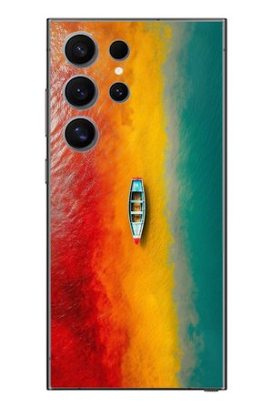 Samsung Galaxy S24 Ultra Uyumlu Rengarenk Tekne Baskılı Silikon Kılıf