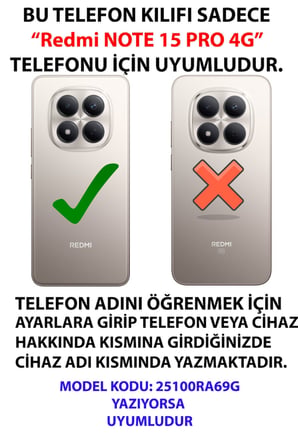 Redmi Note 15 PRO 4G Uyumlu Minimalist Galaksi Yıldızlı Gece Baskılı Silikon Kılıf