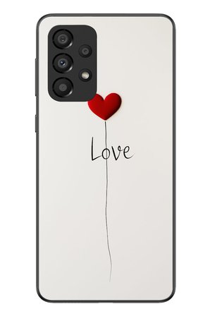 Samsung Galaxy A33 Uyumlu Love Aşk Baskılı Silikon Kılıf