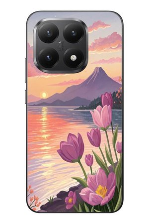 Xiaomi Mi 15T Uyumlu Çiçek Yağlı Boya Baskılı Silikon Kılıf