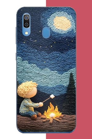 Samsung Galaxy A20-A30 Uyumlu küçük prens Baskılı Silikon Kılıf