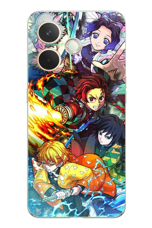 Oppo A5 Pro Uyumlu Demon Slayer Efsanesi:İblis Avcıları Baskılı Silikon Kılıf