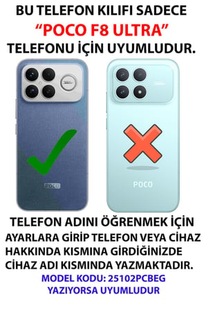 Poco F8 Ultra Uyumlu Kahverengi Deniz Yıldızı ve Kabuklu Baskılı Silikon Kılıf