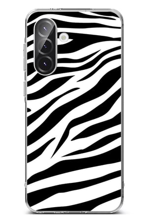Samsung Galaxy A56 Uyumlu Zebra Tasarımlı Baskılı Silikon Kılıf