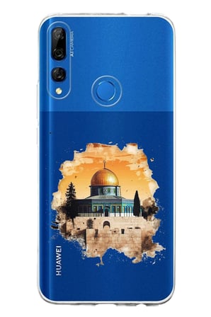 Huawei Y9 Prime (2019) Uyumlu Mescid-i Aksa Tasarımlı Baskılı Silikon Kılıf
