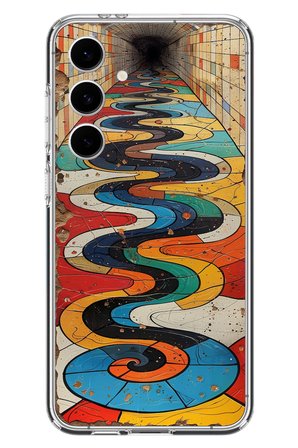 Samsung Galaxy S24 FE Uyumlu Renk Duvarı Baskılı Silikon Kılıf