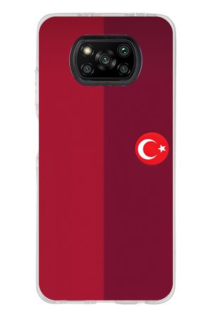Poco X3-X3 PRO-NFC Uyumlu Türk Milli Takım Parçalı Forma Baskılı Silikon Kılıf