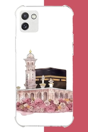 Samsung Galaxy A03 Uyumlu çiçekli kabe.jpeg Baskılı Silikon Kılıf