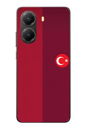 POCO X7 PRO Uyumlu Türk Milli Takım Parçalı Forma Baskılı Silikon Kılıf