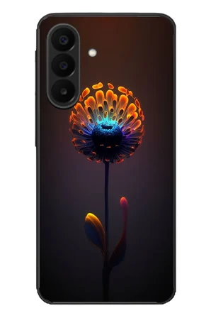 Samsung Galaxy A27 Uyumlu Büyülü Çiçek Baskılı Silikon Kılıf