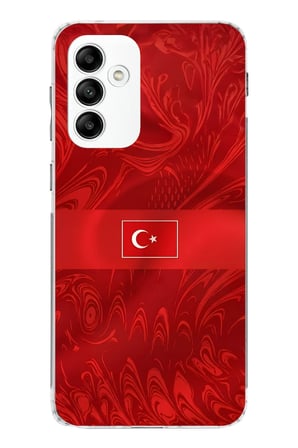 Samsung Galaxy A05s Uyumlu Türk Milli Takım Desenli Forma Baskılı Silikon Kılıf