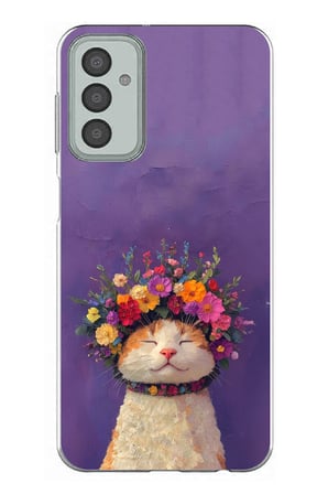 Samsung Galaxy M13-M23 Uyumlu Frida Catlo kedi Baskılı Silikon Kılıf