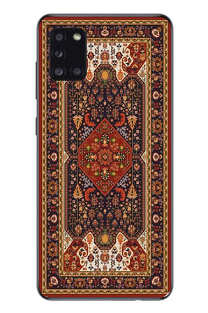 Samsung Galaxy A31 Uyumlu Anadolu Motif Halısı Baskılı Silikon Kılıf