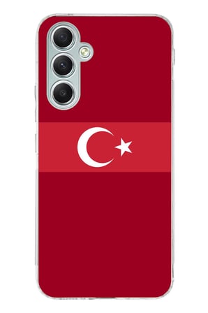 Samsung Galaxy A34 Uyumlu Türk Milli Takım Kırmızı Forma Baskılı Silikon Kılıf