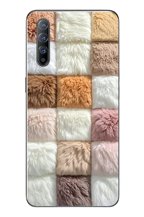 Oppo Reno 3 Uyumlu Pofuduk Desenler Baskılı Silikon Kılıf