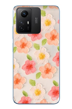 Redmi Note 12S Uyumlu Güzel Papatyalar Baskılı Silikon Kılıf