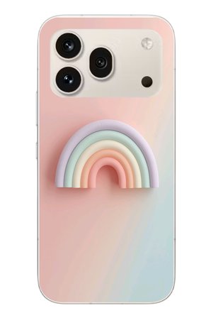 Honor 600 Pro Uyumlu Gökkuşağı Pastel Baskılı Silikon Kılıf