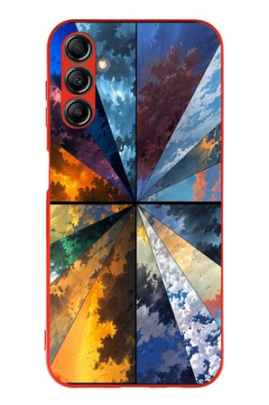 Samsung Galaxy A14 Uyumlu Mevsim Geçişleri Baskılı Silikon Kılıf