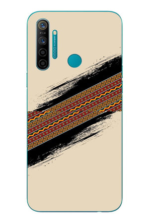 Realme 5i Uyumlu Yan Motif Baskılı Silikon Kılıf