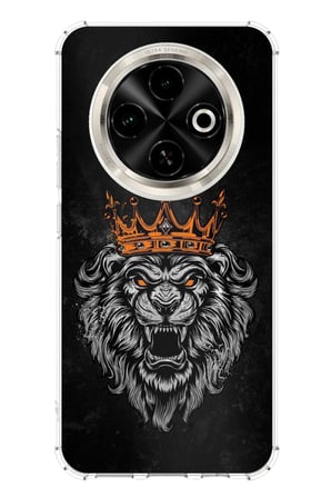 Tecno Spark 30C Uyumlu Kurt Ruhu Baskılı Silikon Kılıf