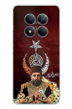 Redmi Note 15 PRO PLUS Uyumlu Abdülhamid Han Baskılı Silikon Kılıf