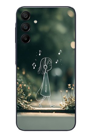 Samsung Galaxy A15 Uyumlu Neon Kız Çocugu Baskılı Silikon Kılıf