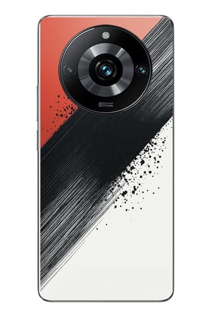 Realme 11 Pro Uyumlu Renk Paleti Baskılı Silikon Kılıf