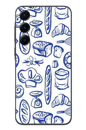 Samsung Galaxy A55 Uyumlu Bakery Ahçı Usta Baskılı Silikon Kılıf