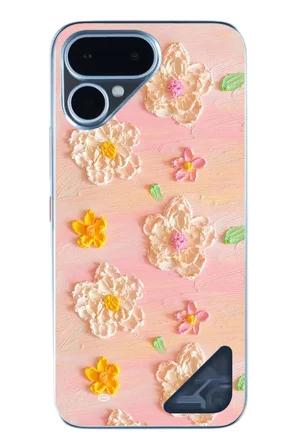 Tecno Pova Curve 2 Uyumlu Pastel Papatya Baskılı Silikon Kılıf