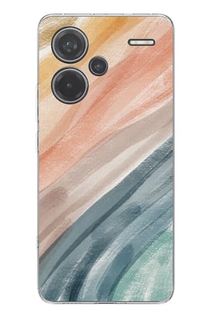 Redmi Note 13 PRO PLUS Uyumlu Modern Renk Paleti Baskılı Silikon Kılıf
