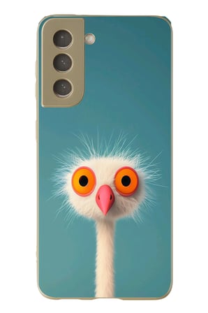 Samsung Galaxy S21 FE Uyumlu Şaşkın Hayvan Baskılı Silikon Kılıf