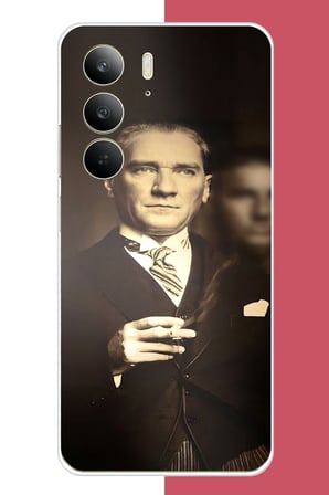 Realme C75 Uyumlu atatürk 4 Baskılı Silikon Kılıf