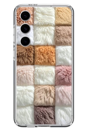 Samsung Galaxy S24 FE Uyumlu Pofuduk Desenler Baskılı Silikon Kılıf