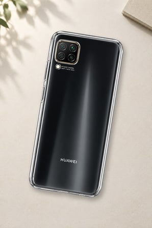 Huawei P40 Lite Uyumlu Şeffaf Silikon Kılıf