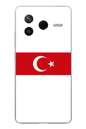 Poco F7 Pro Uyumlu Türk Milli Takım Beyaz Forma Baskılı Silikon Kılıf