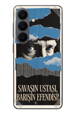 Samsung Galaxy S26 Uyumlu Savaşın Ustası Atatürk Baskılı Silikon Kılıf