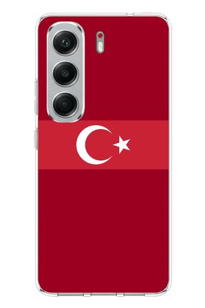 Tecno Camon 40 Uyumlu Türk Milli Takım Kırmızı Forma Baskılı Silikon Kılıf