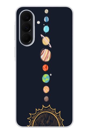 Samsung Galaxy A37 Uyumlu Gezegenler Baskılı Silikon Kılıf