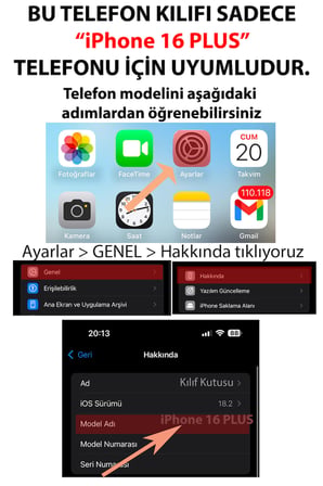 iPhone 16 PLUS Uyumlu Gölge ve Siluet Detaylı Atatürk Baskılı Silikon Kılıf