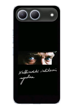 Tecno Spark 40 5G Uyumlu Atatürk Derin Bakış Andolsun Baskılı Silikon Kılıf
