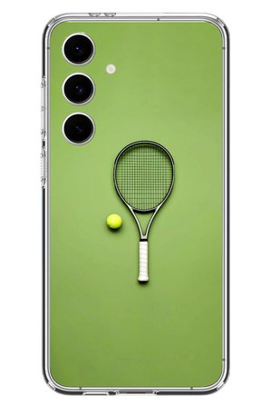 Samsung Galaxy S24 FE Uyumlu Tenis Raketi Baskılı Silikon Kılıf